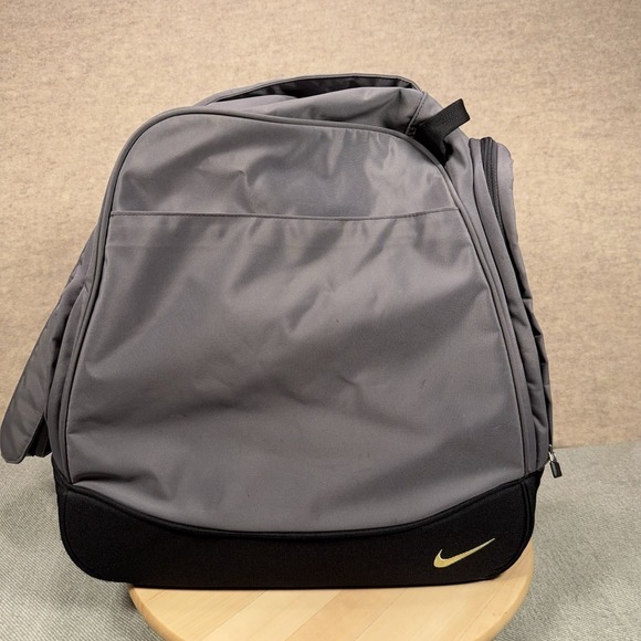 Vintage Nike Crossbody Sling Bag Duffle 90s Y2K Swoosh Gray Crossbody Backpack